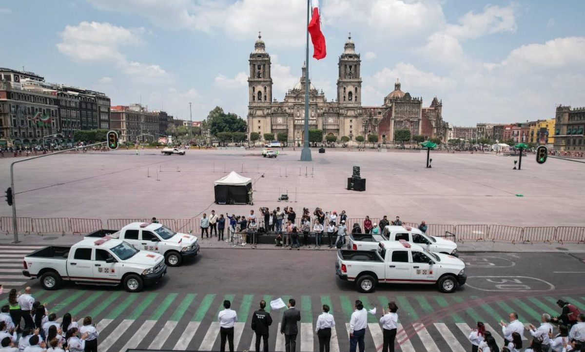 Presentamos las obras de mitigación de la SGIRPC y damos banderazo a 31 nuevas unidades de Atención de Emergencias