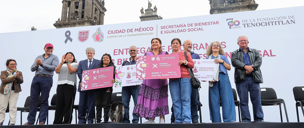 Entregamos apoyos de los programas Pensión Hombres Bienestar e Ingreso Universal